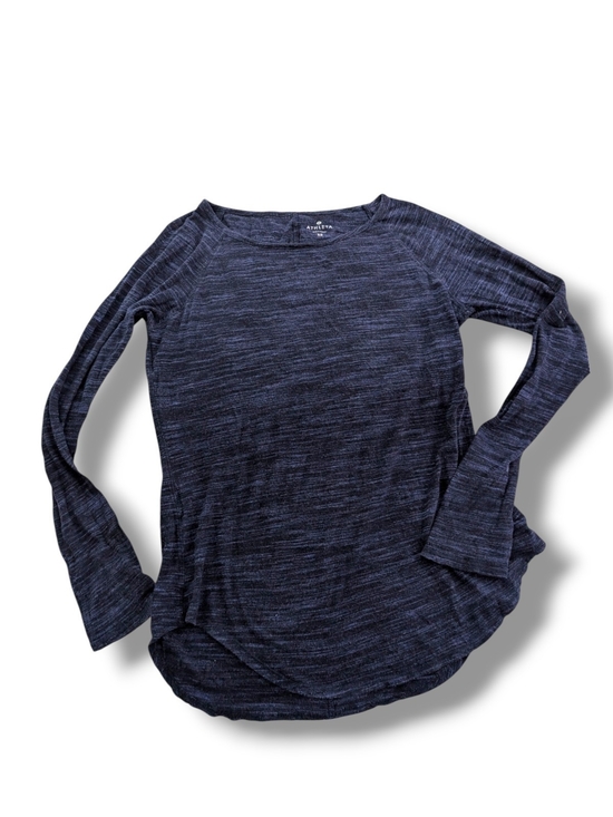 Athleta Tops - Athleta Fastest Track Long Sleeve Top Size XS Blue Space Dye